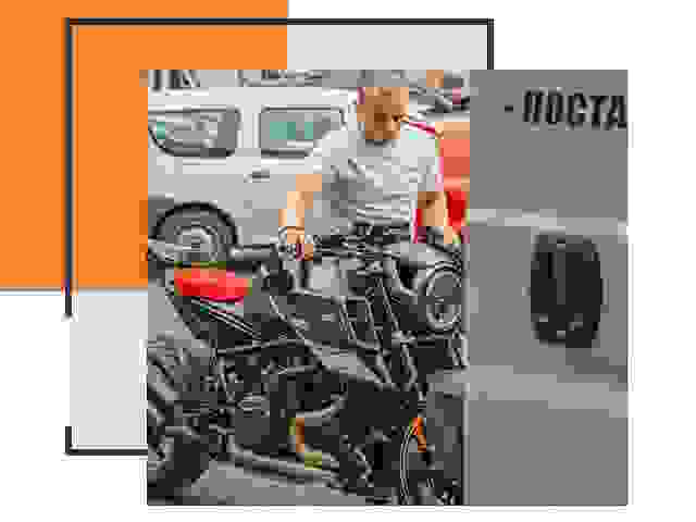 Перевозка мотоцикла по России - Услуги Перевозка-Кшт