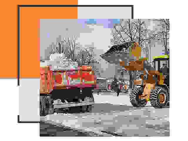 Вывоз снега в Кыштыме